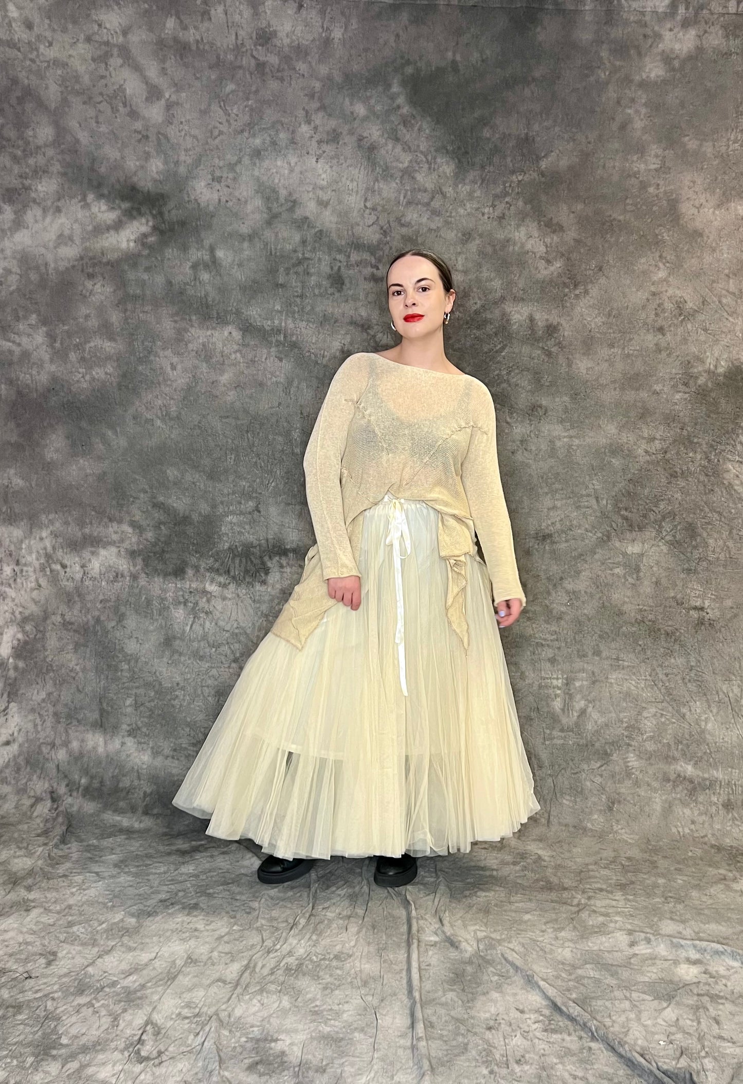 Provocation Pleated Tulle Skirt