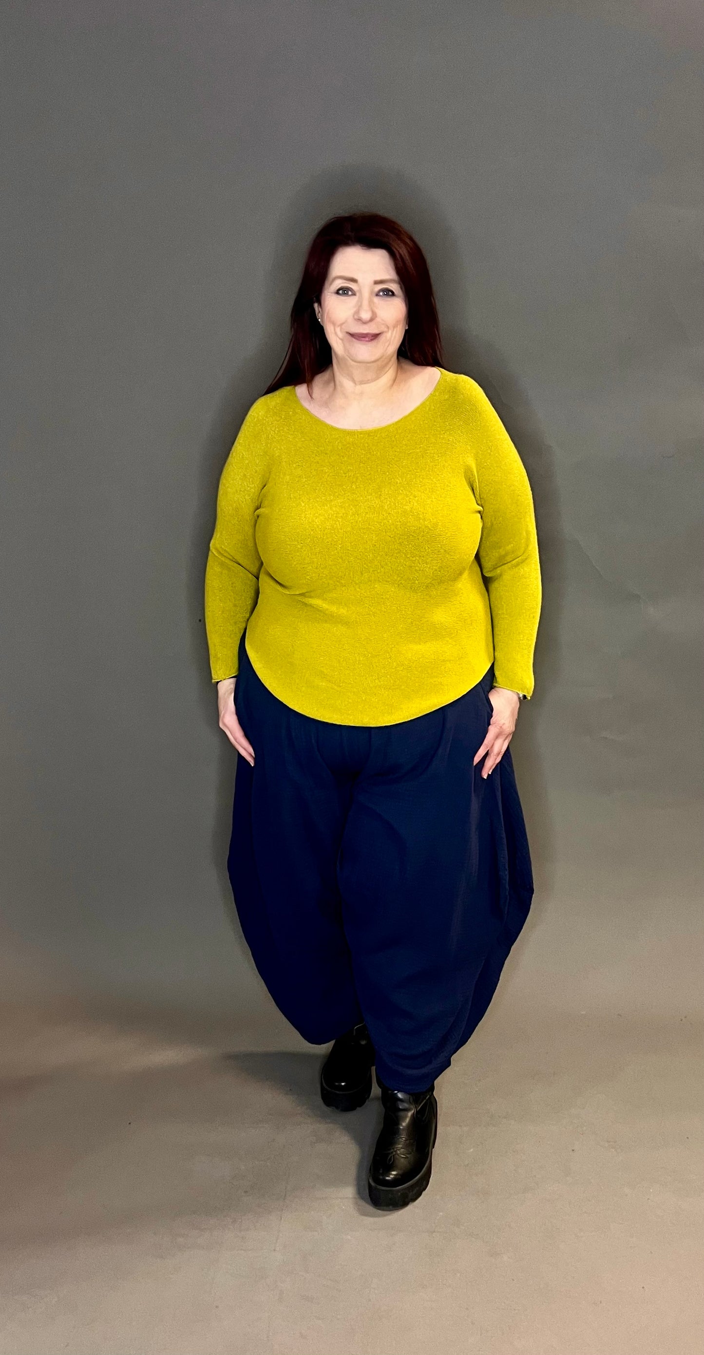 Made In Italy Basic Round Neck Knits (colour options available)