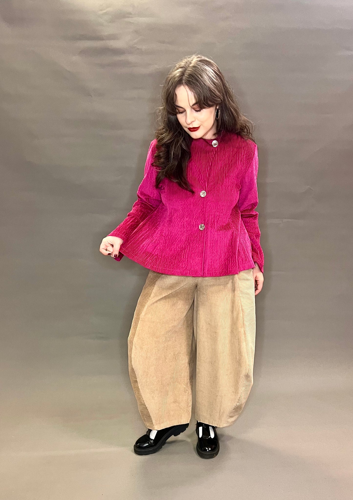 Terry Macey Dior Jacket in Pink Cord
