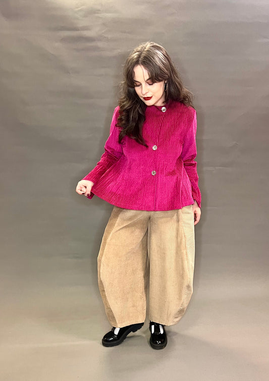 Terry Macey Dior Jacket in Pink Cord
