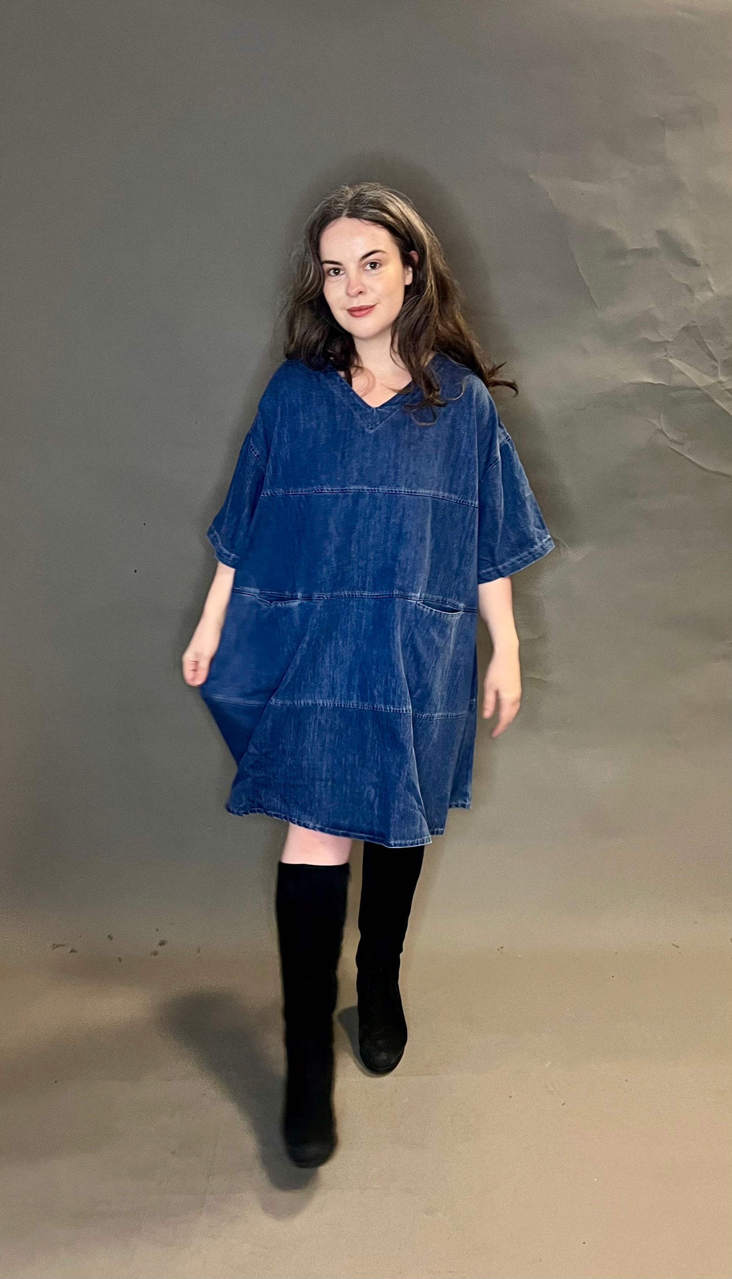 Bella Blue Denim Dress