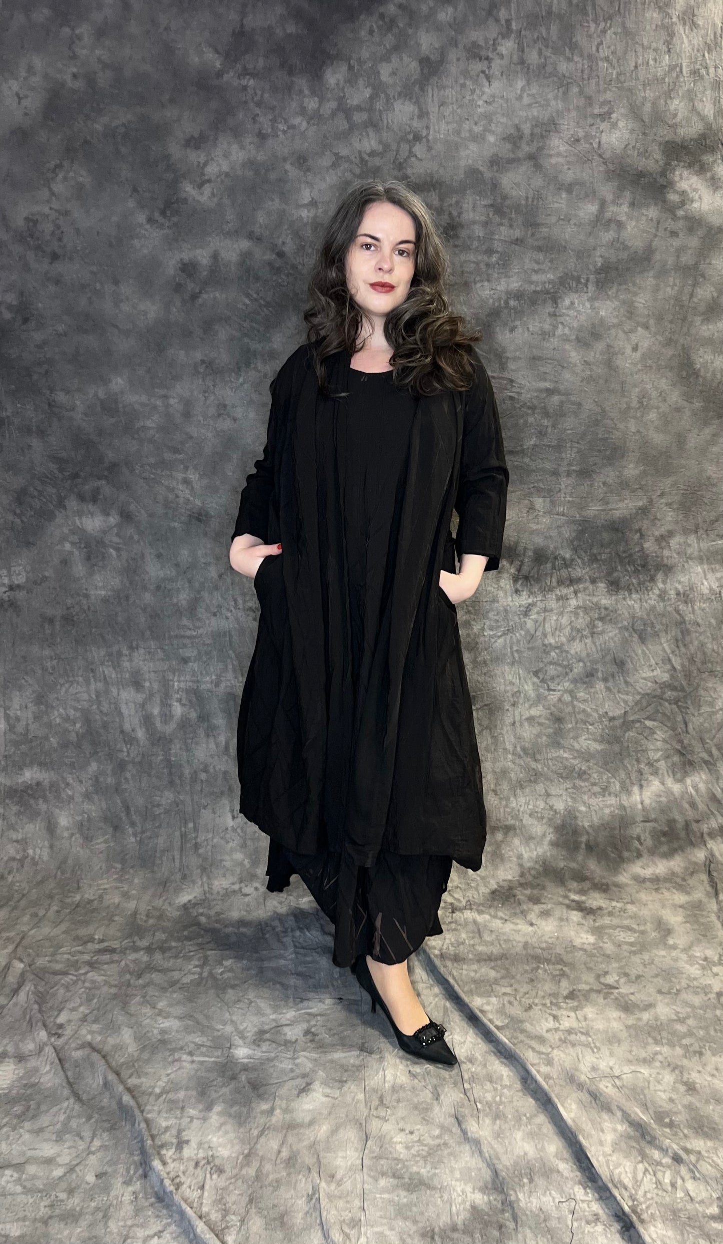 Out Of Xile Shadow Stripe Coat