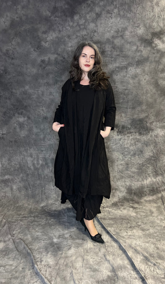 Out Of Xile Shadow Stripe Coat