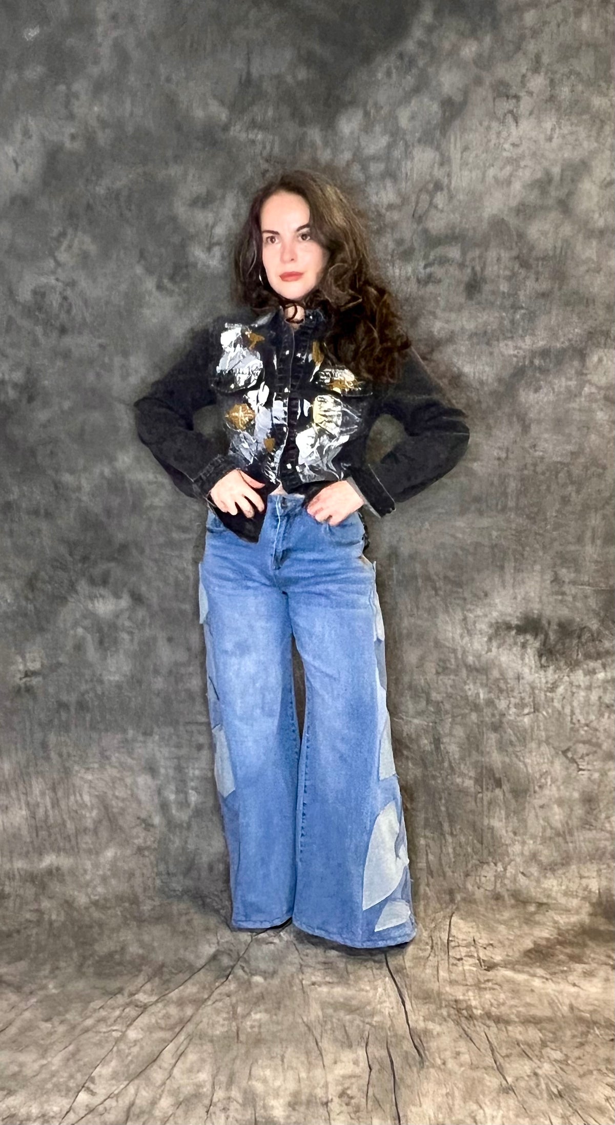 Provocation Patchwork Flare Denims