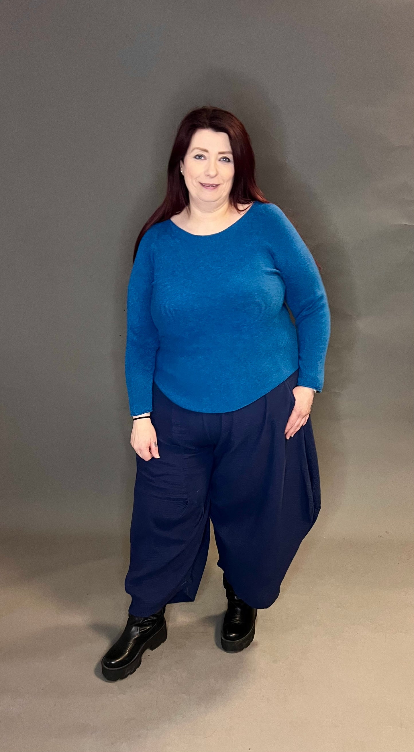 Made In Italy Basic Round Neck Knits (colour options available)