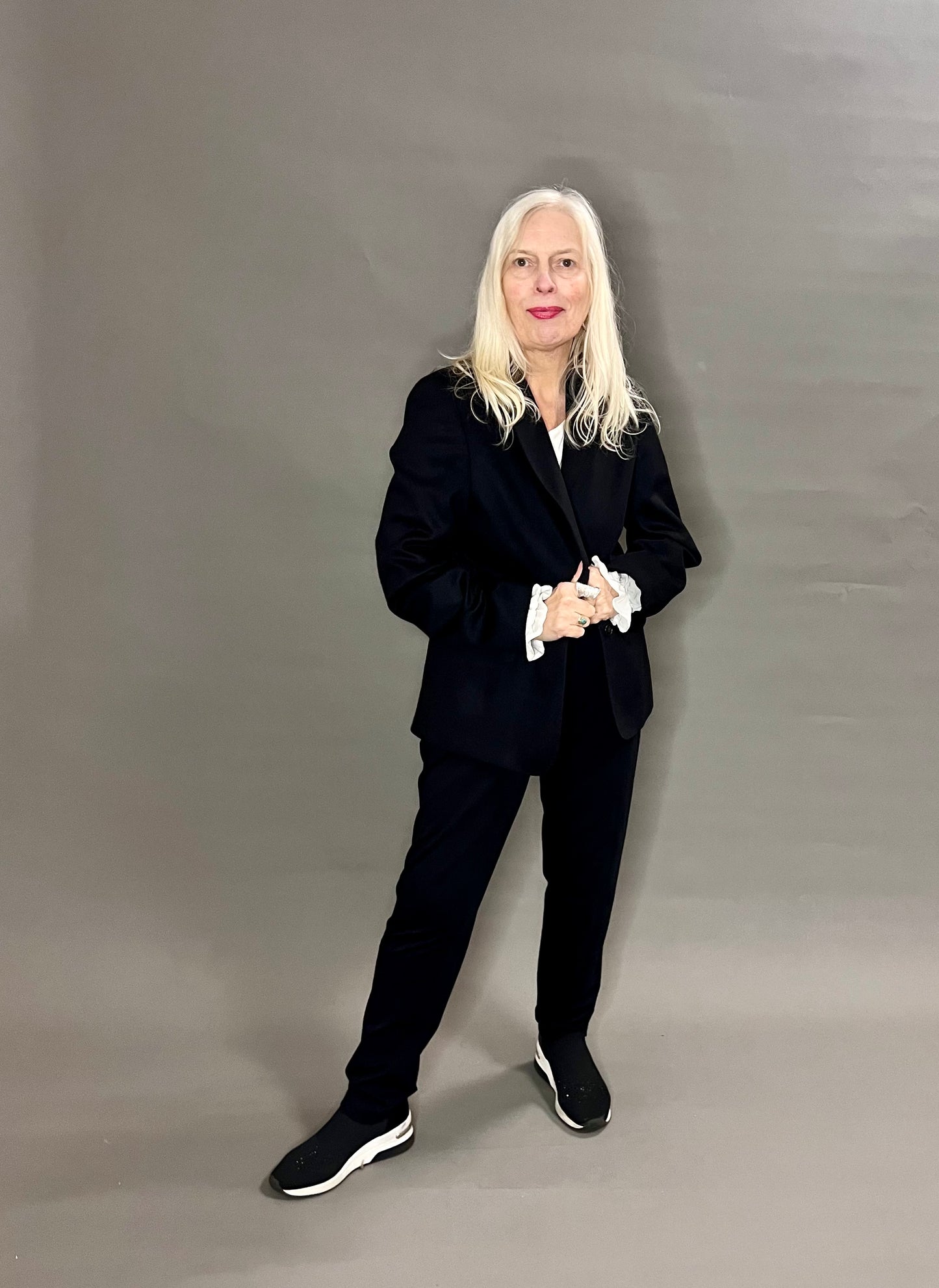 Mama B Black Jersey Trousers