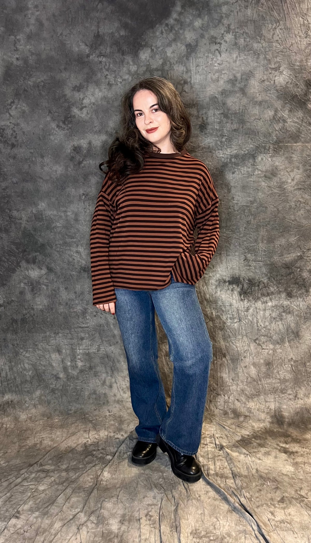 New Collection Striped Basic Tee