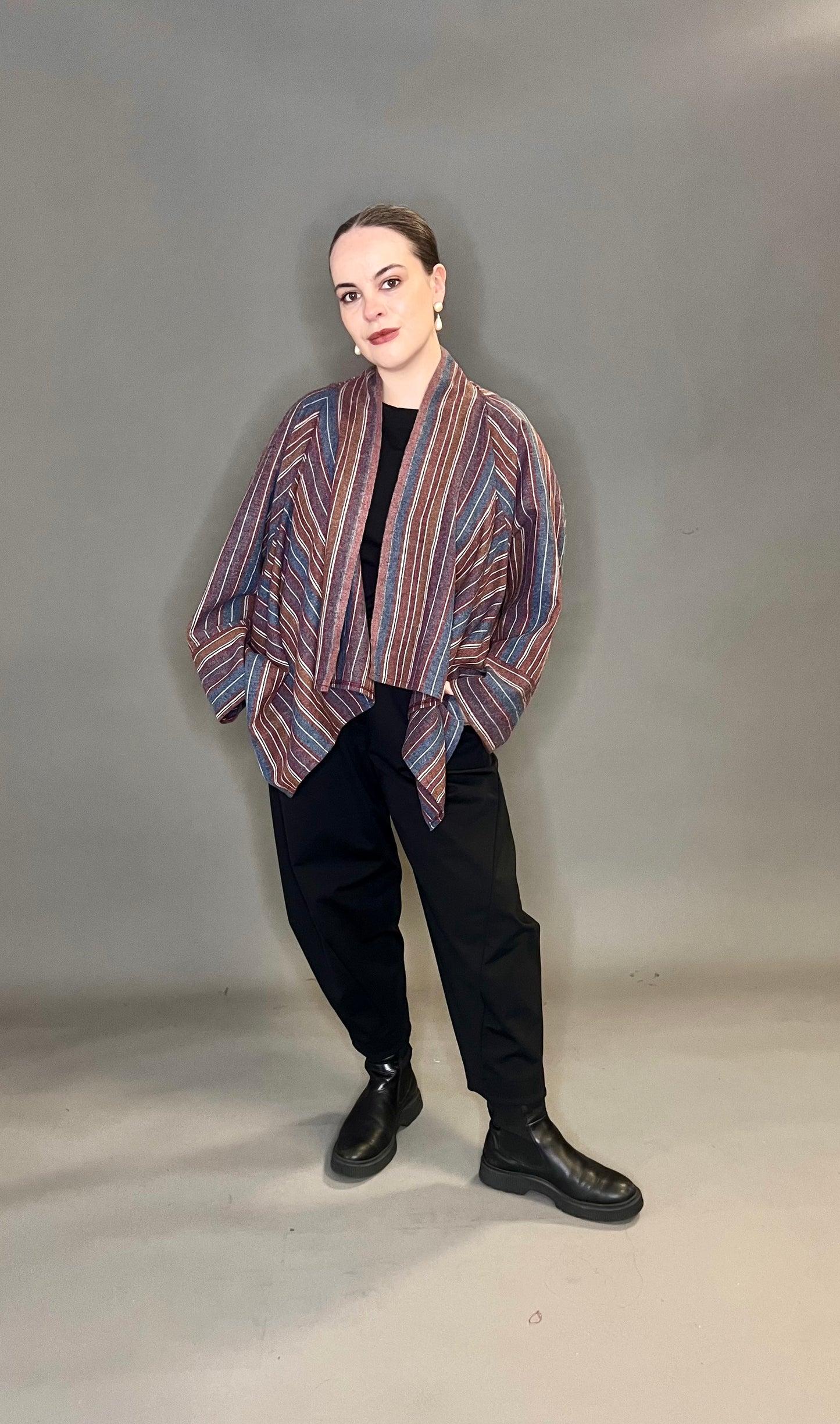 Terry Macey Tokyo Jacket in Soft Pinks and Blues