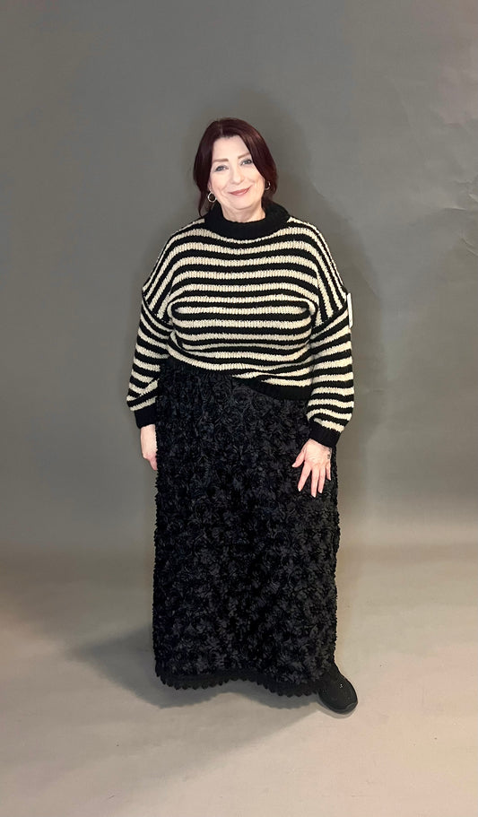 Made In Italy Chunky Striped Knits (colour options available)