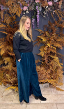 Load image into Gallery viewer, Belle + Bracken Winter Spruce Velvet Trousers