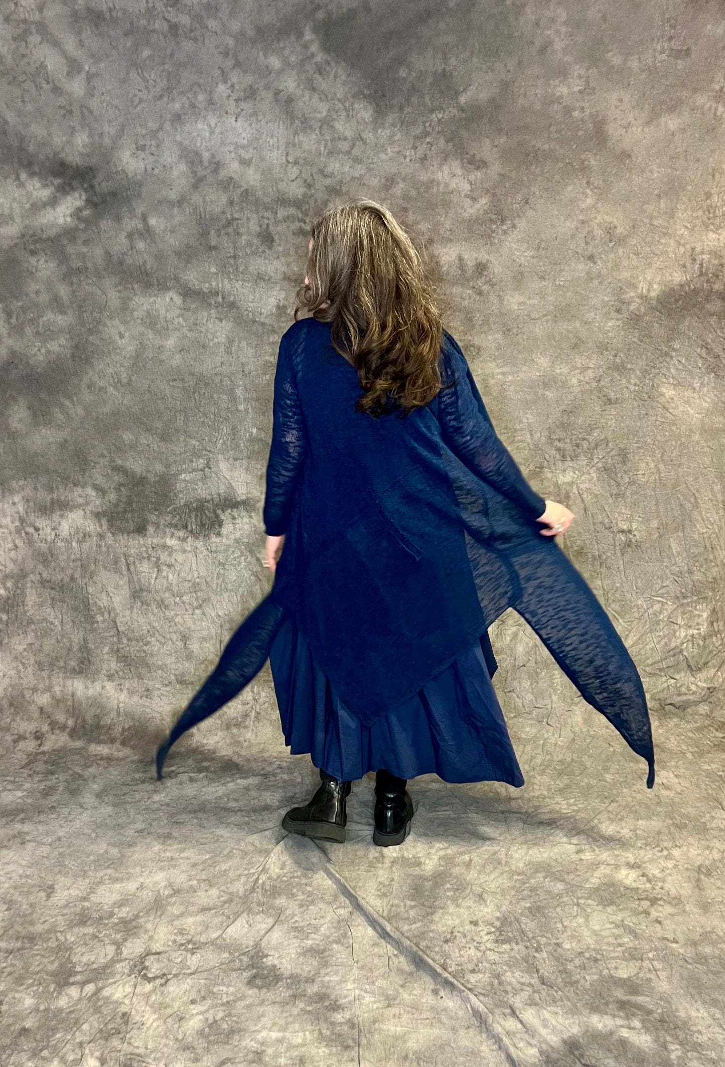 Provocation Ragged Edge Hem Cardigan