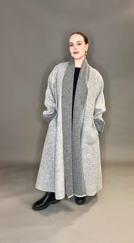 Terry Macey Shepard Coat in Grey