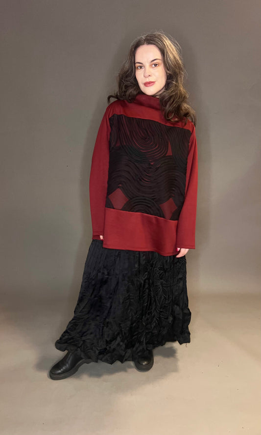 ID Clothing Statement Textured Top