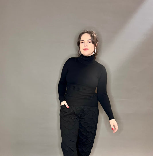 ZPOI Polo Neck Top