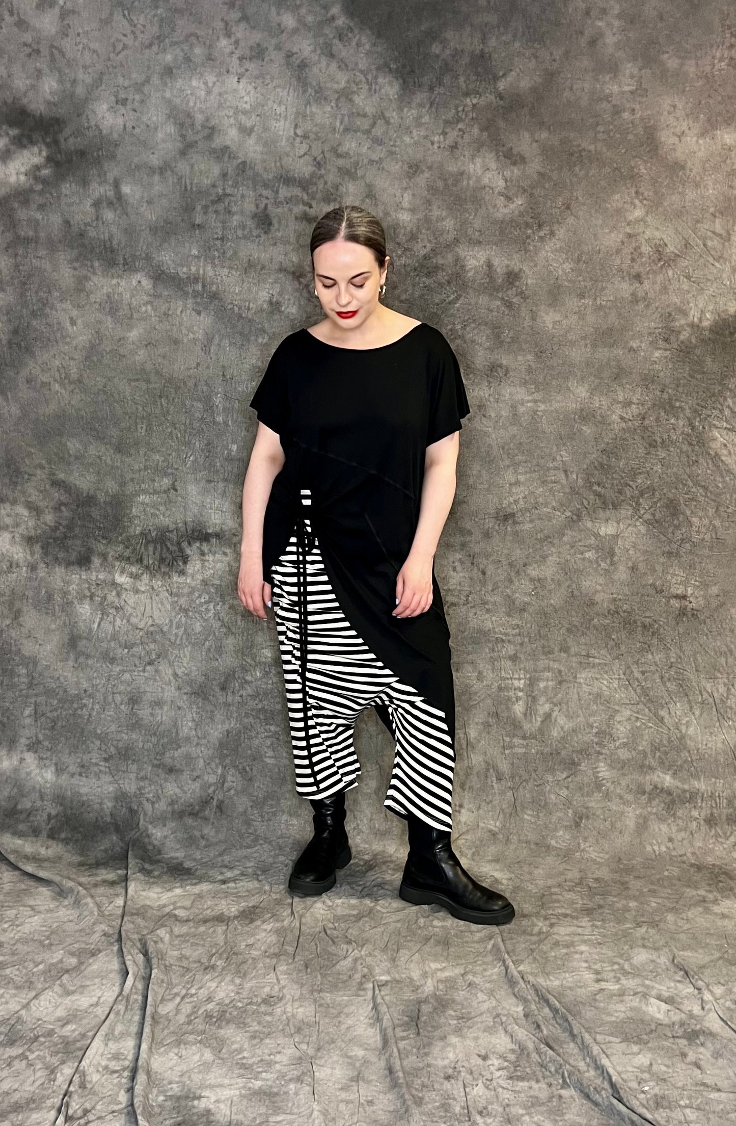 Provocation Striped Harem Trousers