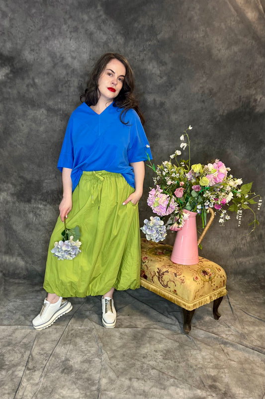 ID Clothing Bubble Hem Skirt (colour options available)