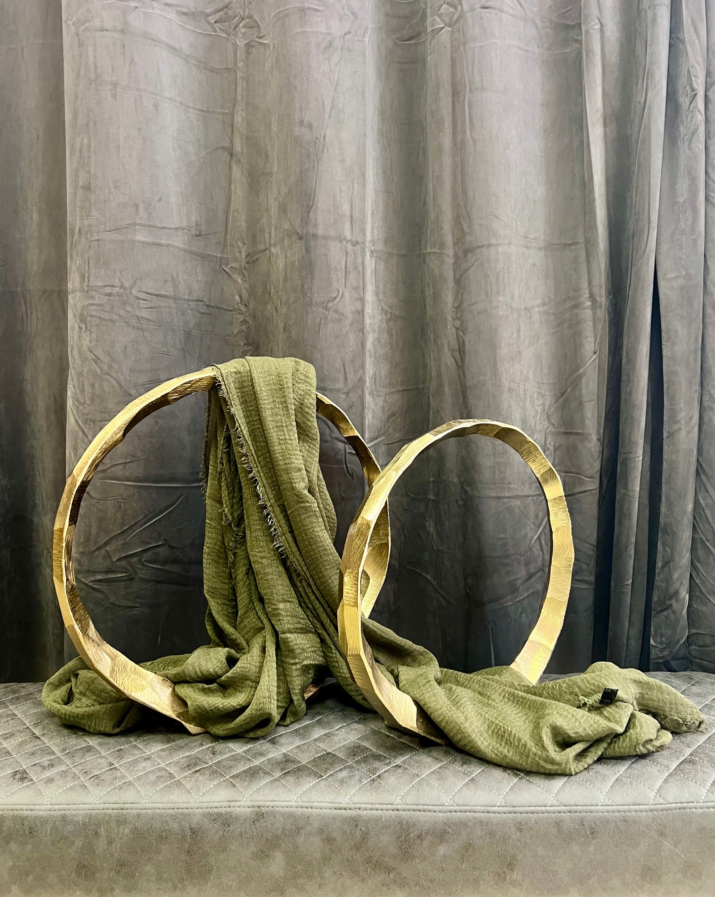 Crazy Girl Soft Block Colour Scarves