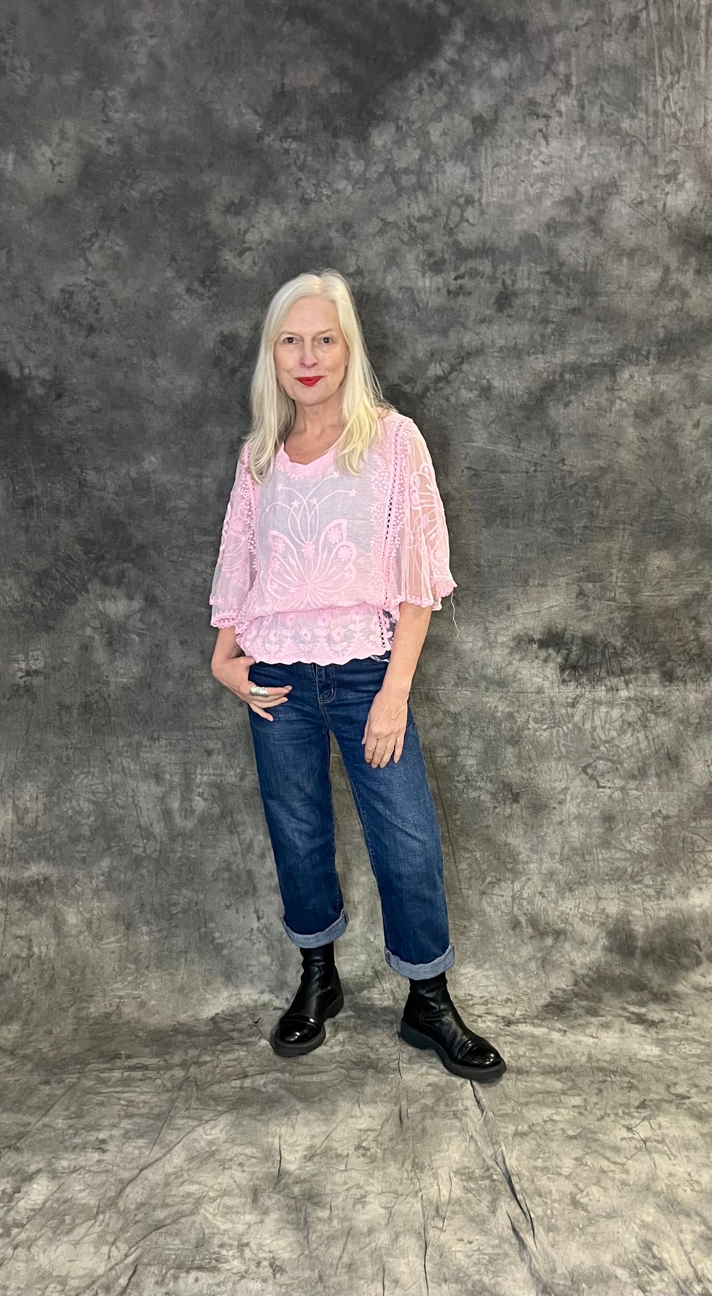 New Collection Embroidered Tops (colour options available)