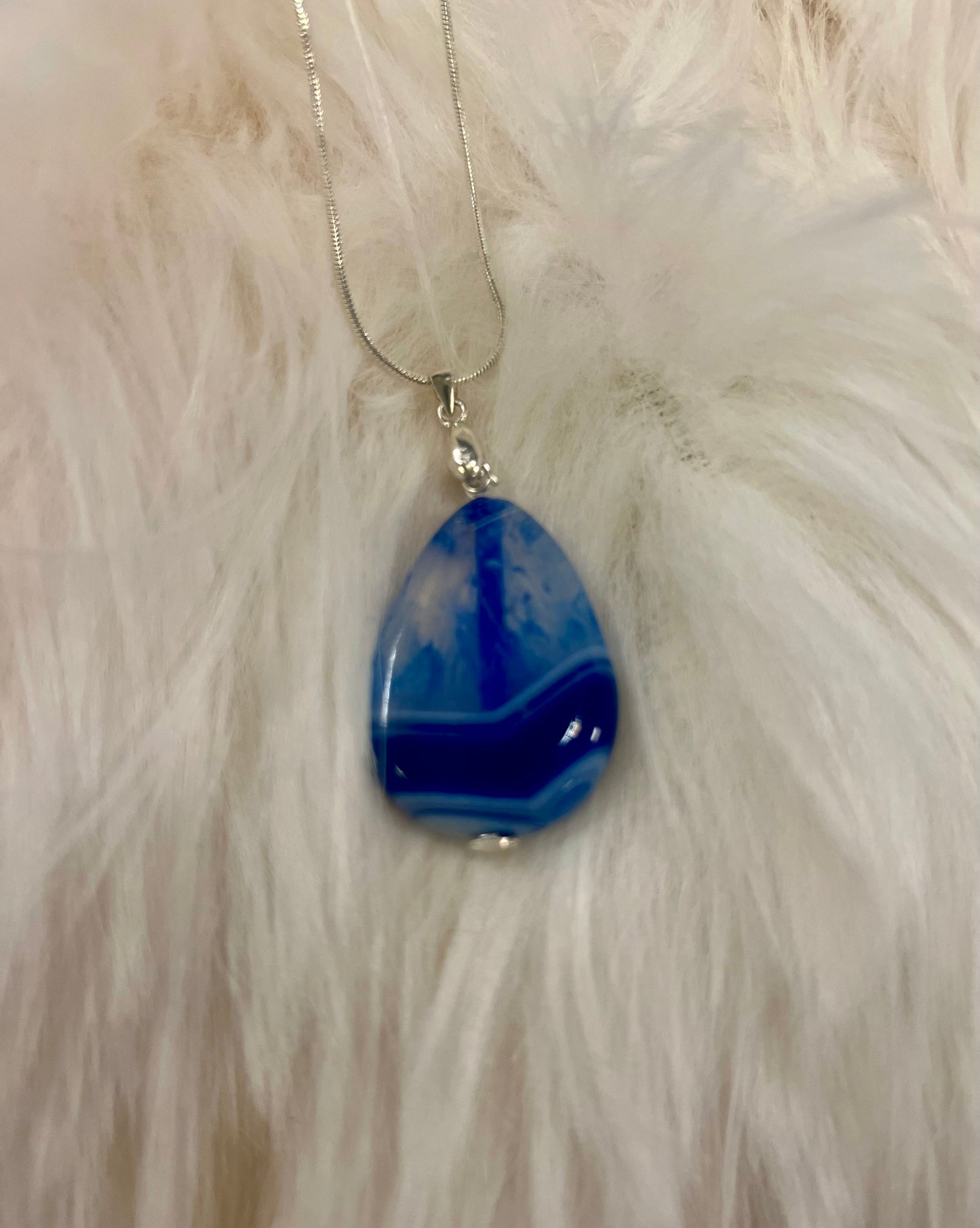 Medium Crystal Pendant Necklaces by Gill M (different options available)
