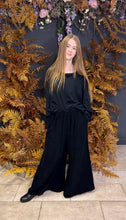 Load image into Gallery viewer, Belle + Bracken Black Cord Trousers