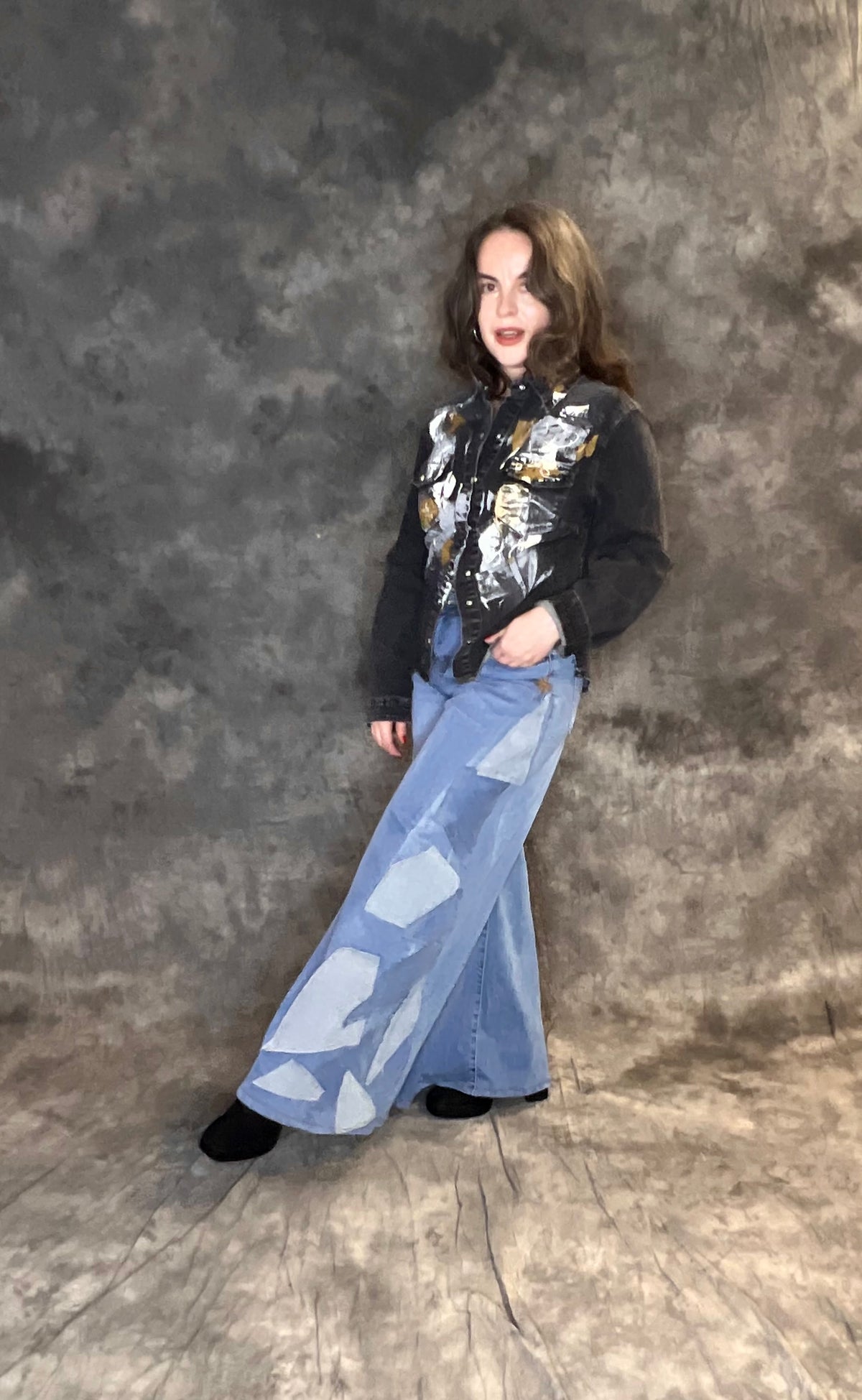 Provocation Patchwork Flare Denims