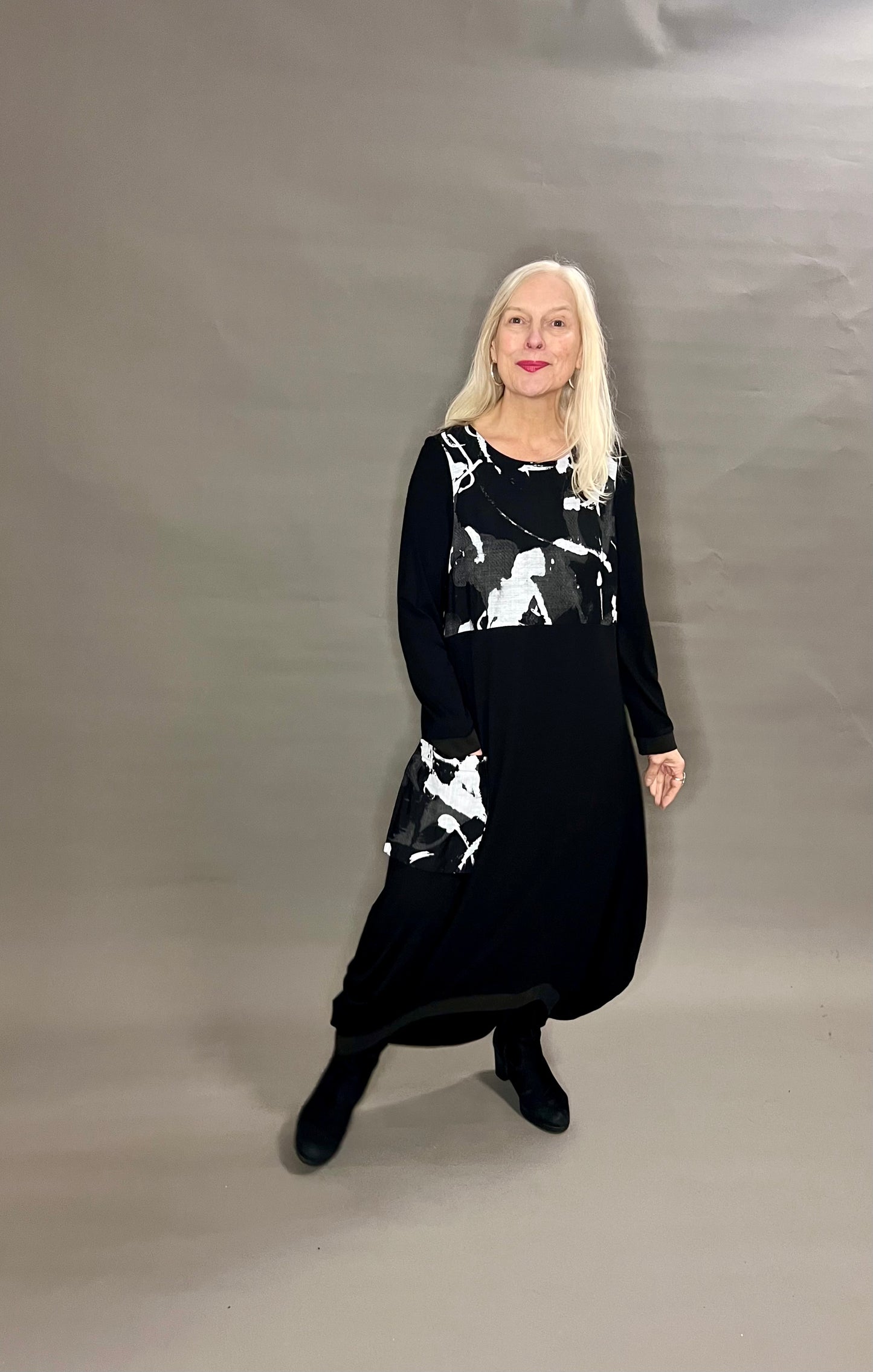 Naya Patterned Pocket Dress