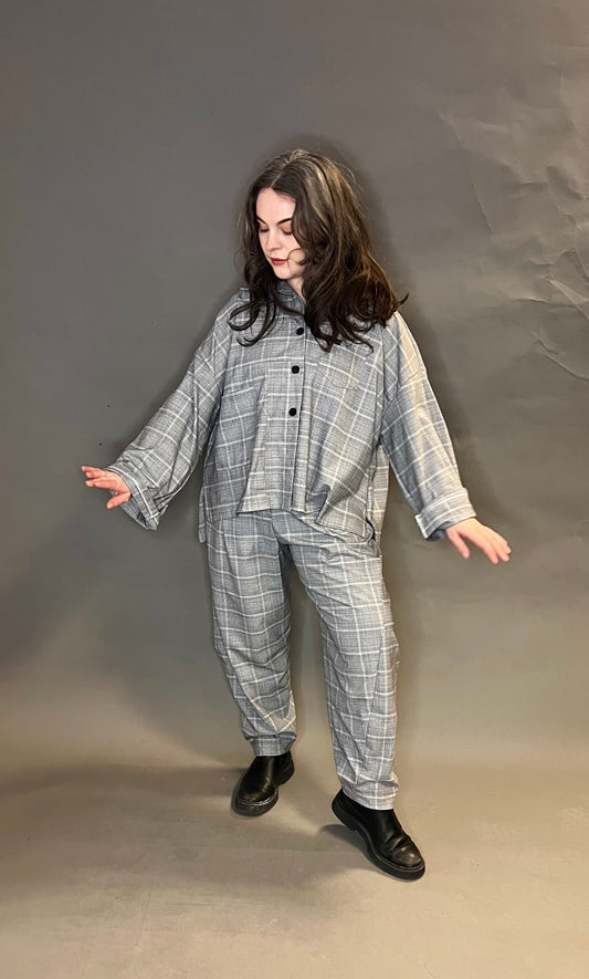 ID Clothing Oversized Checked Shacket (colour options available)