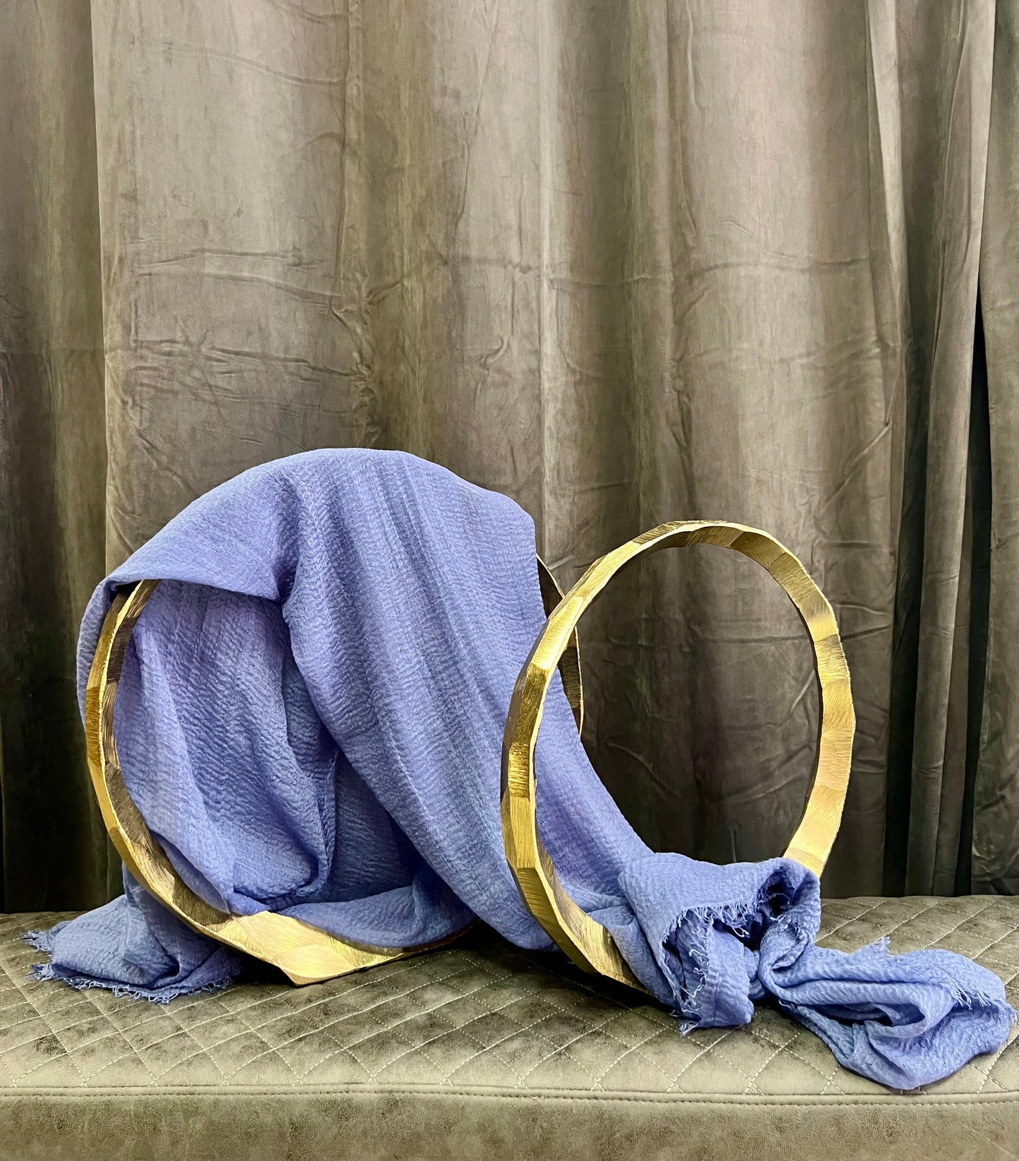 Crazy Girl Soft Block Colour Scarves