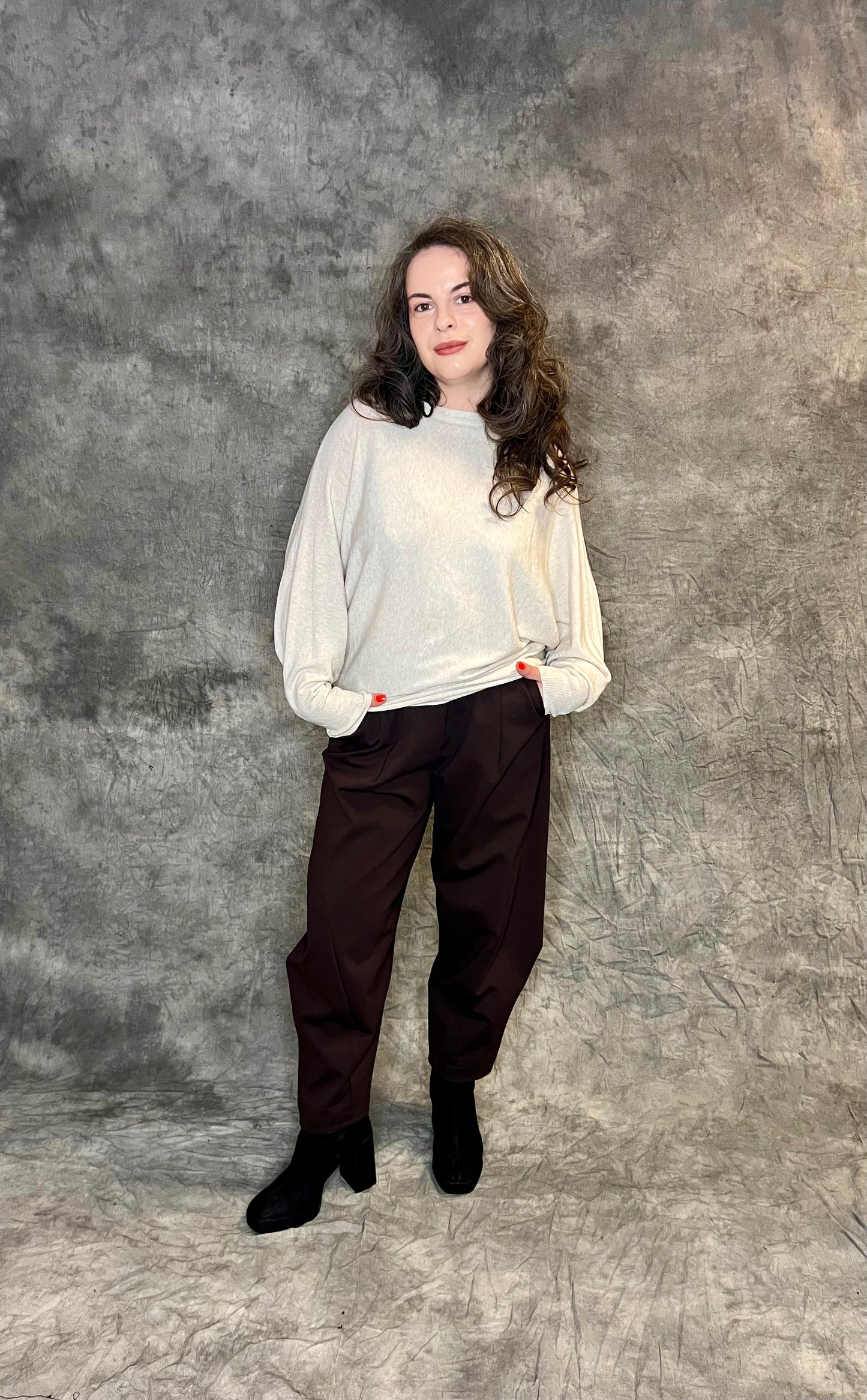 Made In Italy Batwing Fine Knit (colour options available)