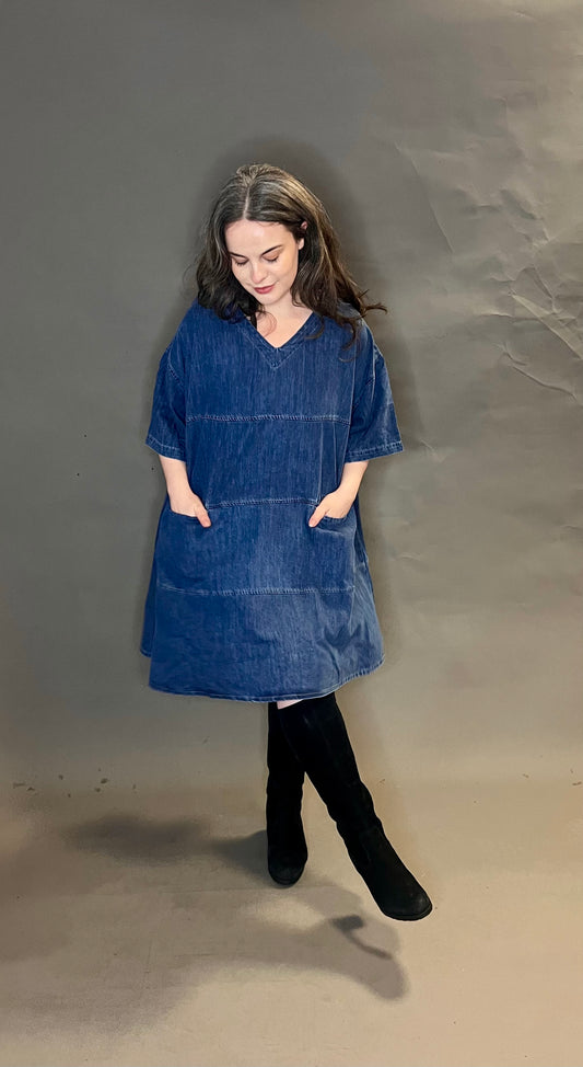 Bella Blue Denim Dress