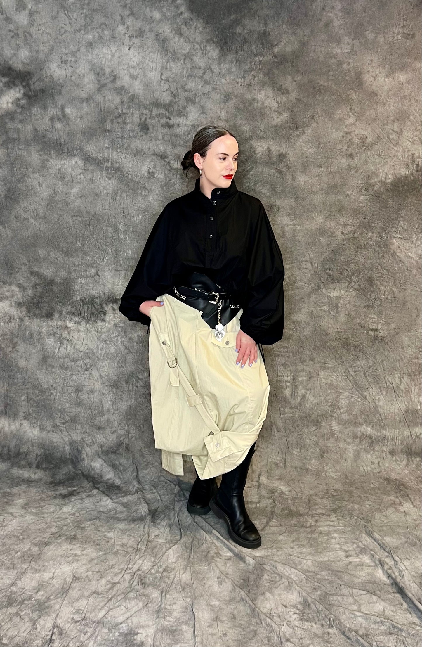 Provocation Skirt with Strap Details (colour options available)