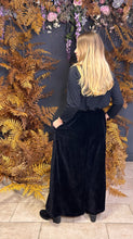 Load image into Gallery viewer, Belle + Bracken Black Velvet Trousers