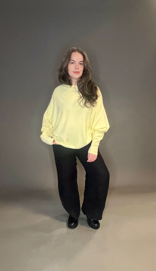 Made in Italy Batwing Knit (colour options available)