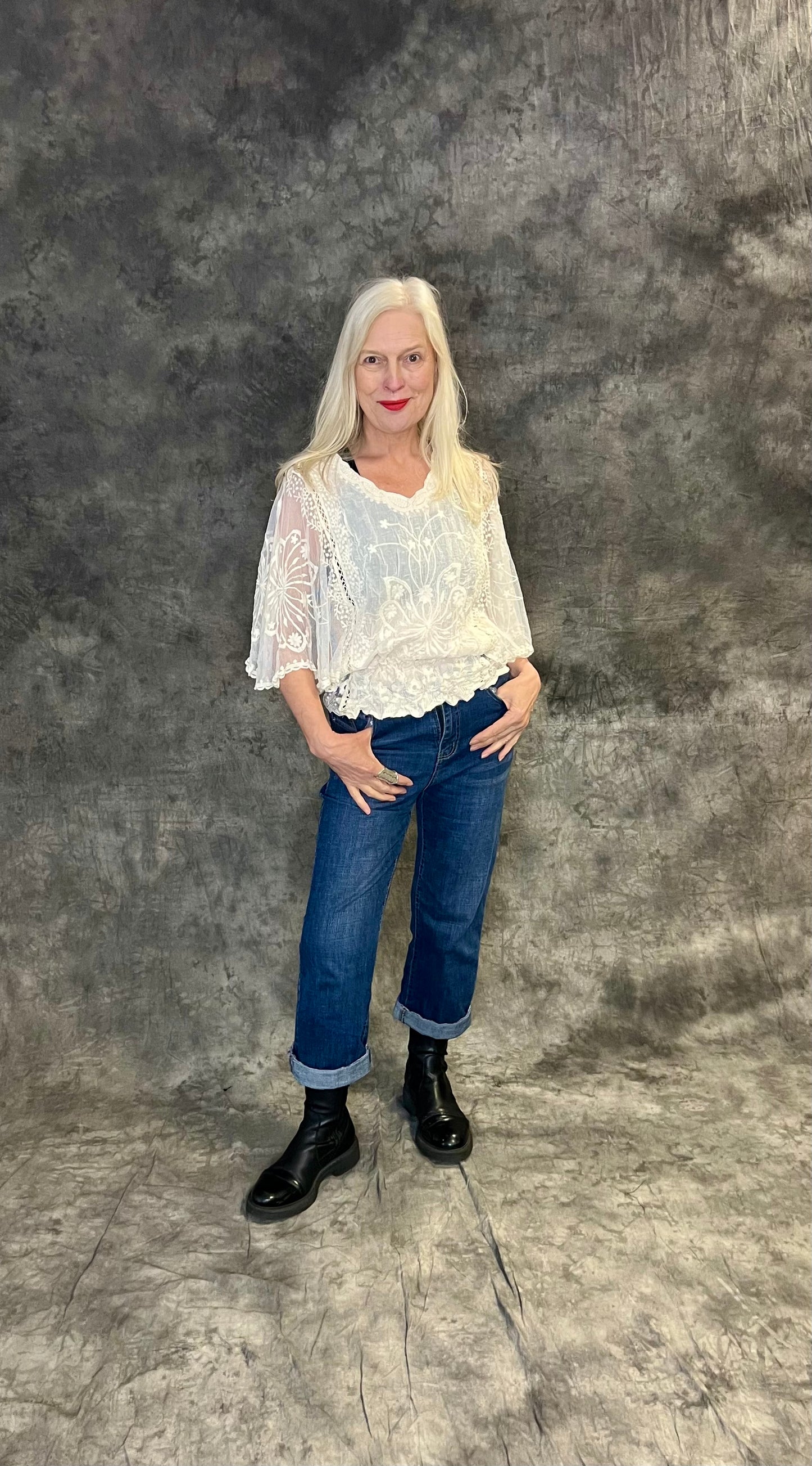 New Collection Embroidered Tops (colour options available)