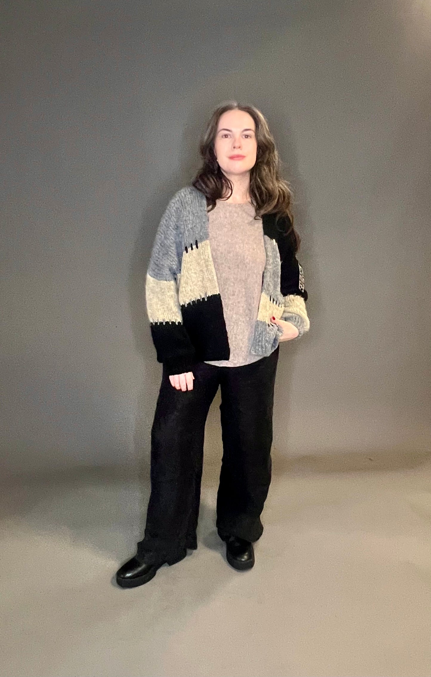 New Collection Patchwork Cardigan (colour options available)