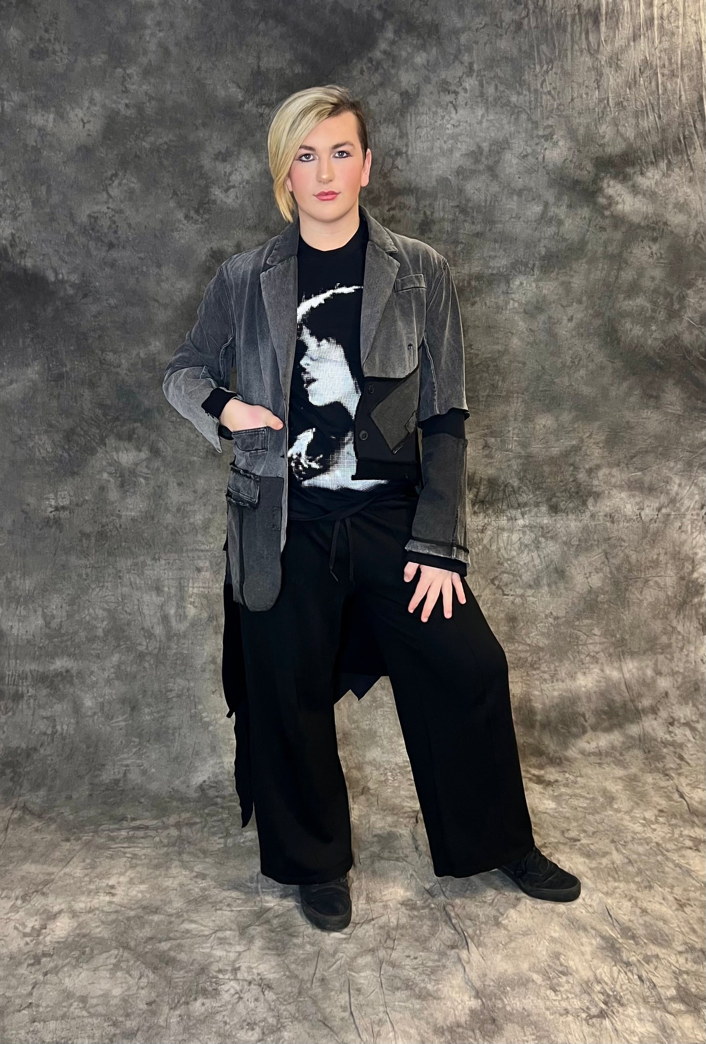 Provocation Layered Denim Coat