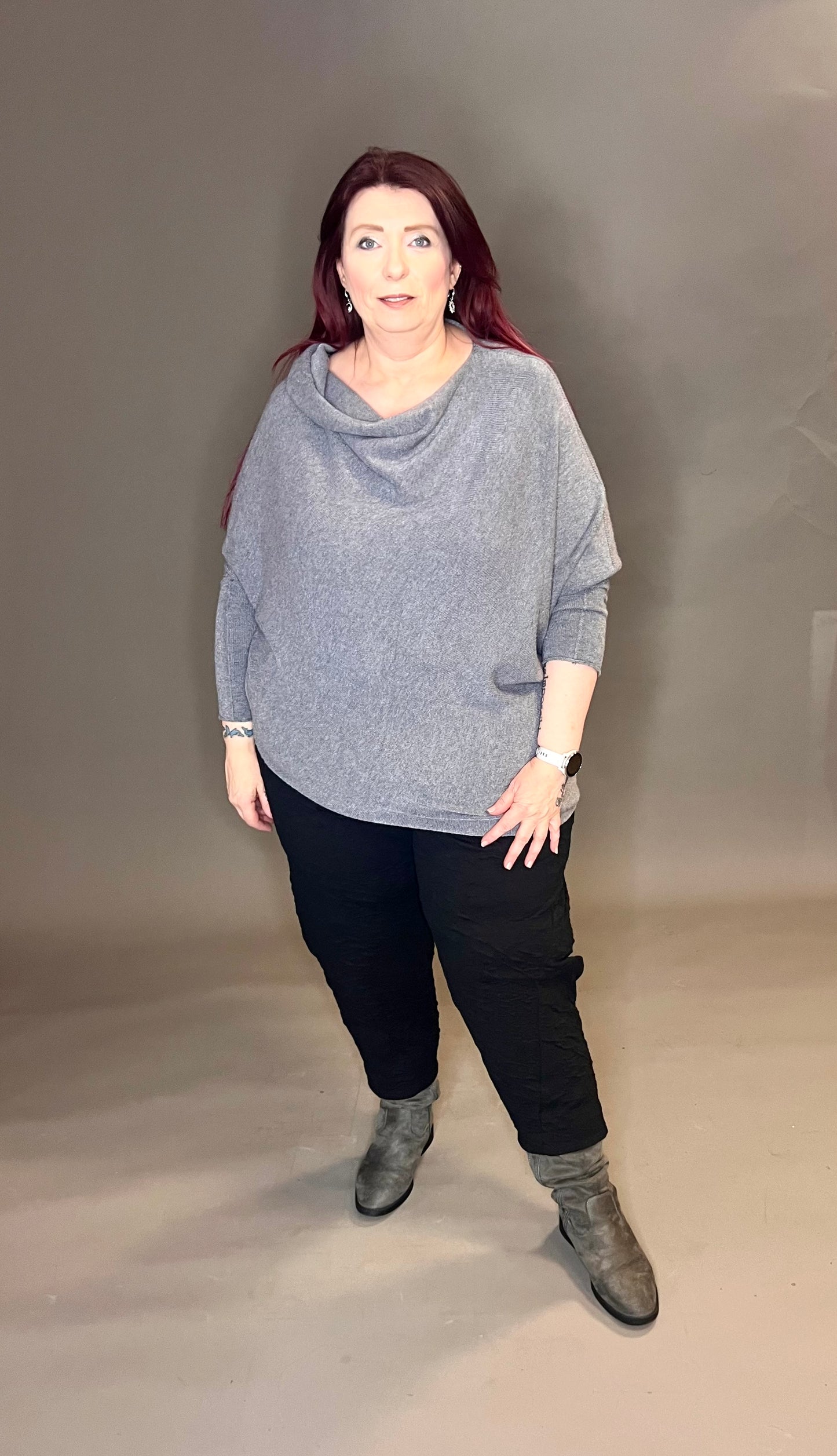 Made in Italy Upside Down Jumper (colour options available)
