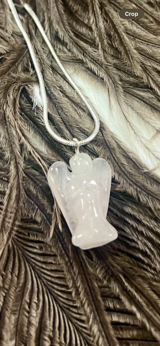 Crystal Angel Pendants by Gill M (colour options available)