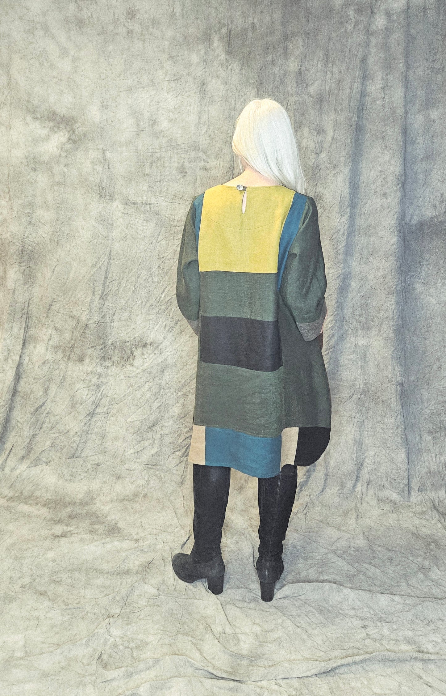 Terry Macey Emily Tunic in forest Green