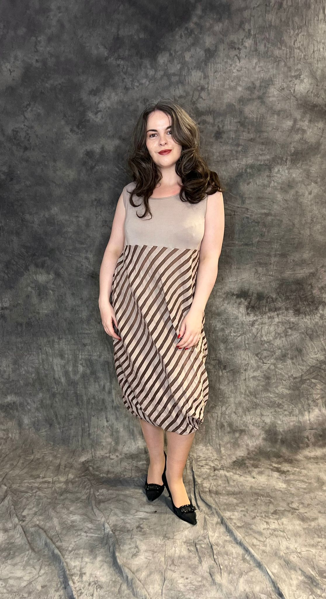 Another Girl's Treasure        Out of Xile Striped Skirt Dress